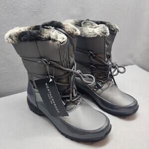 Weatherproof Lace-up Water Resistant Boots - Janice size 7M